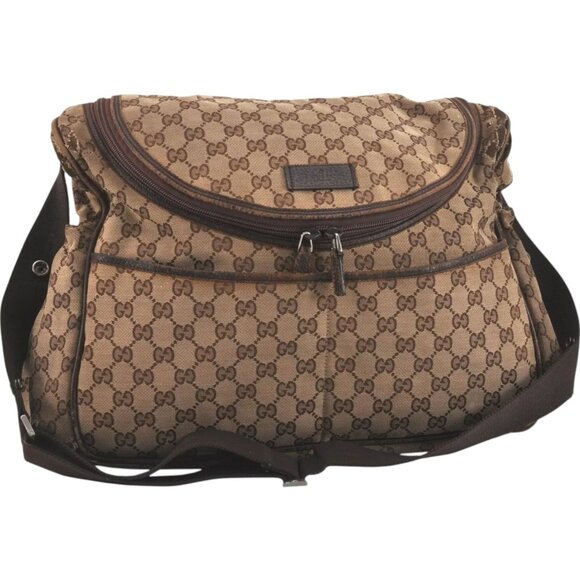858230BU (L3) Gucci Shoulder Bag Brown PVC - Picture 1 of 8